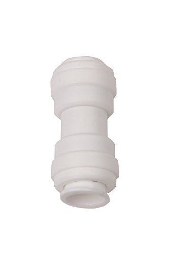 HydroLogic MNPT Straight Valve, 3/8" by 3/8", White