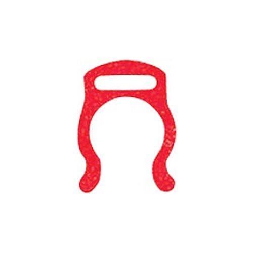 John Guest Pkg of 6 1/4" Locking Clip (Acetal Red) RO DI Reverse Osmosis Drinkin